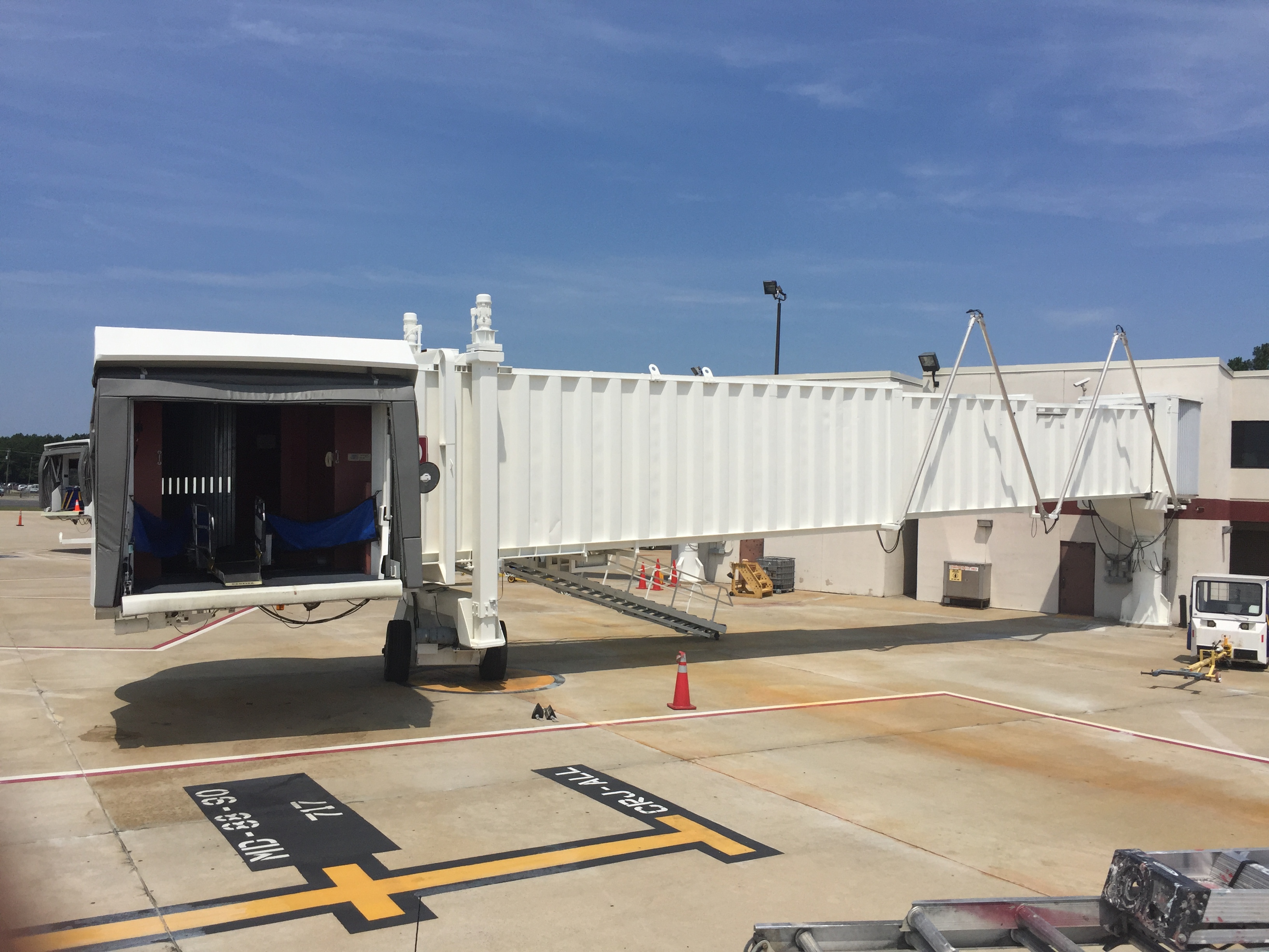 commercial painting American Airlines Jetbridges fayetteville nc